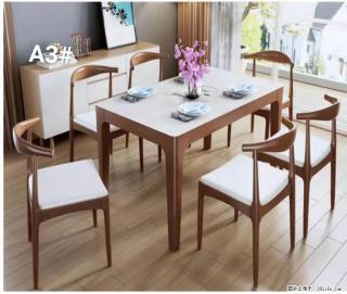 T08高级长方桌，胡桃色  1.35米带炉一桌四椅650元，现货11套。 - 苏州28生活网 su.28life.com